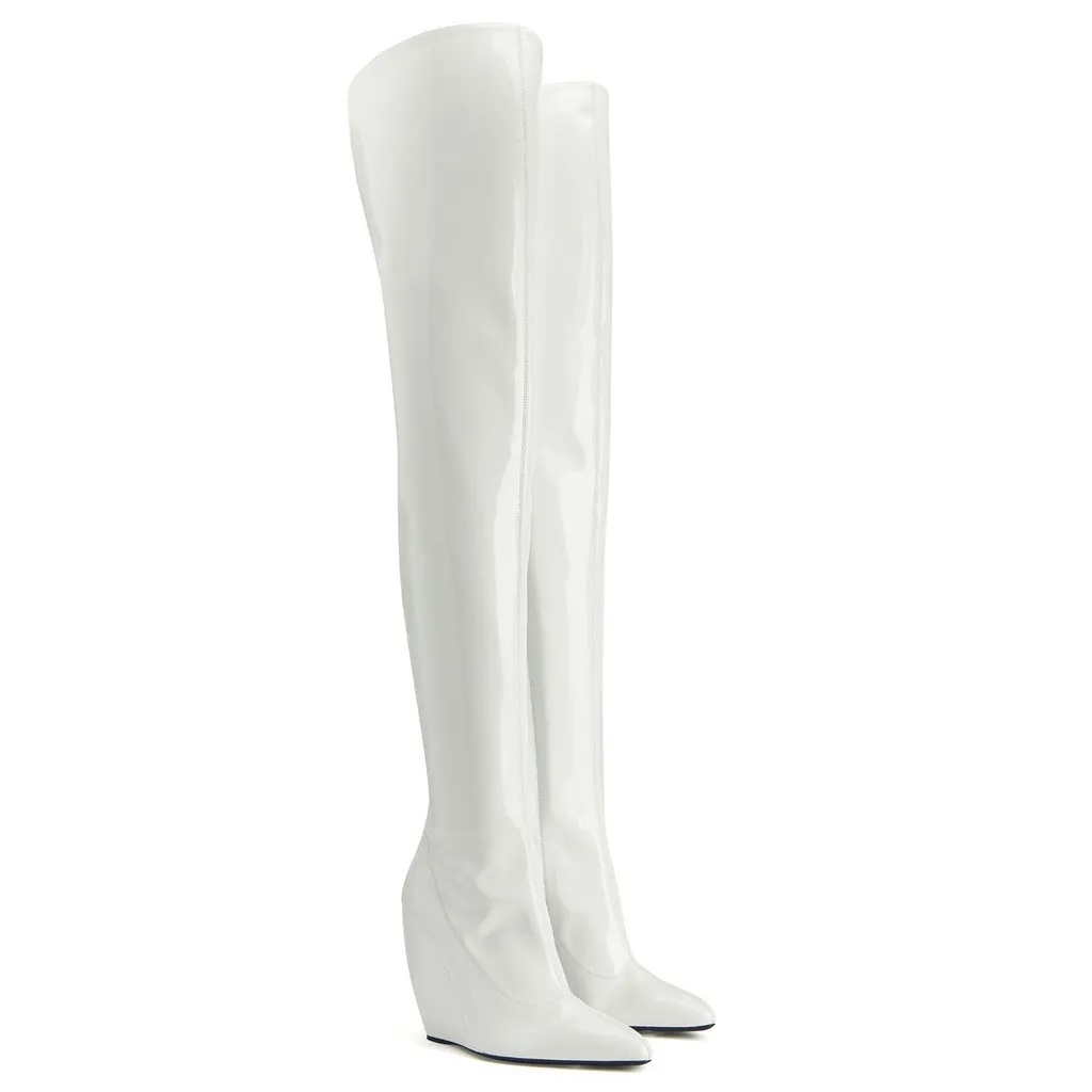 Over-The-Knee Wedge Boots