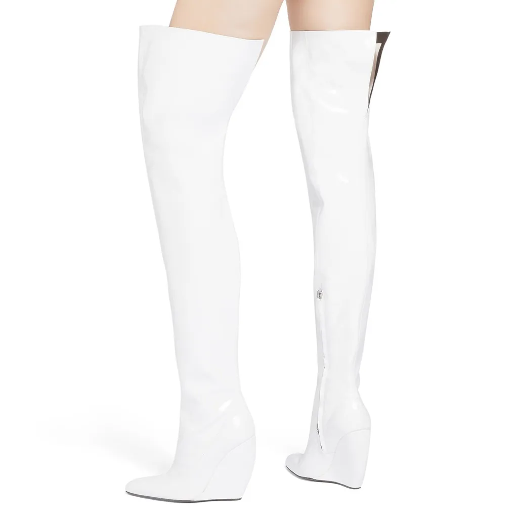 Over-The-Knee Wedge Boots