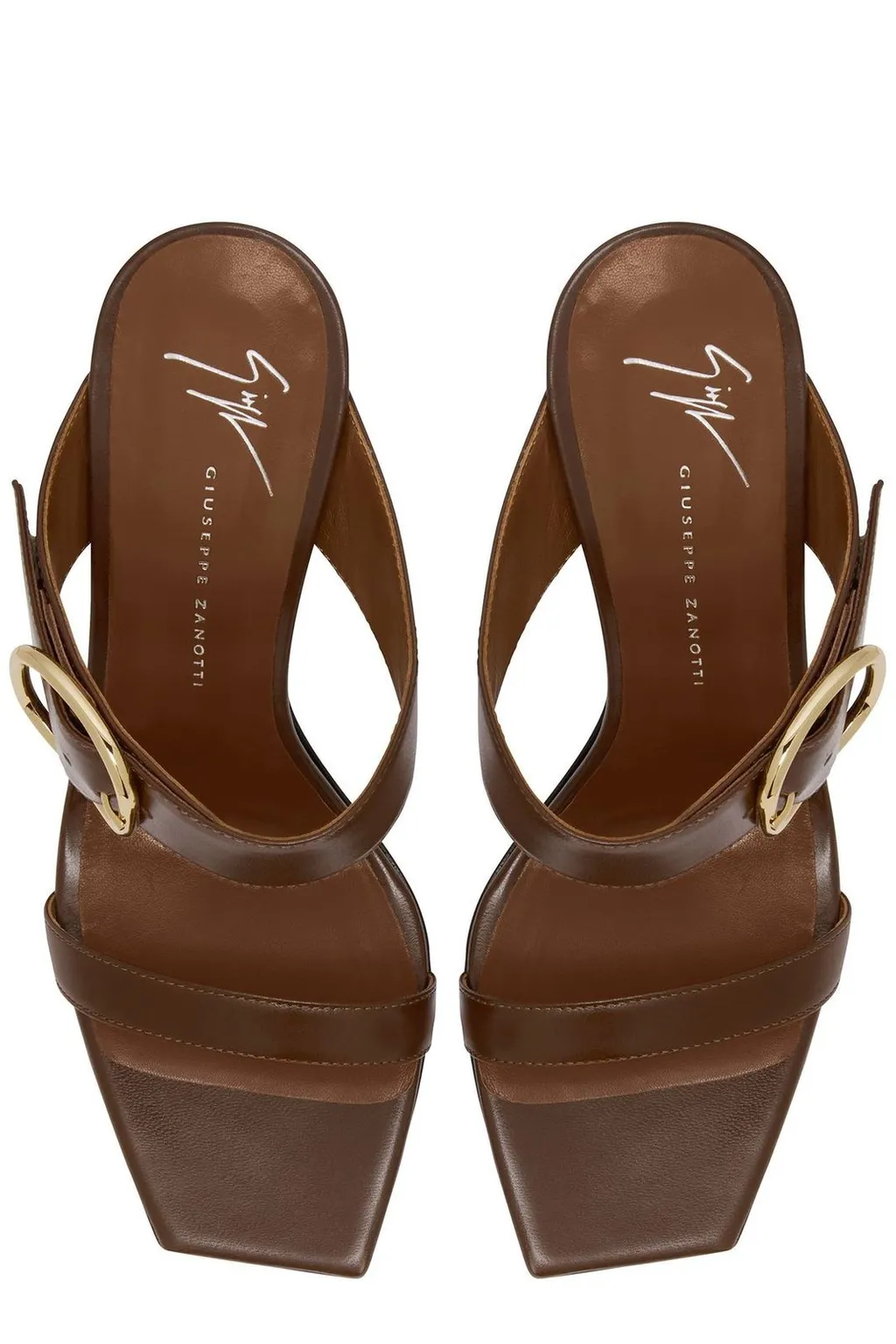 Mules With Buckle Detail