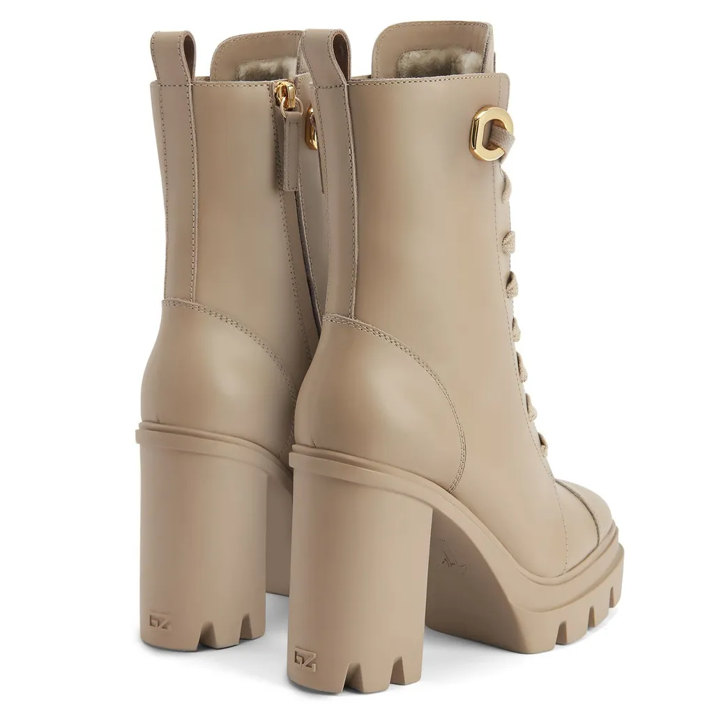 Lace-Up Platform Boots
