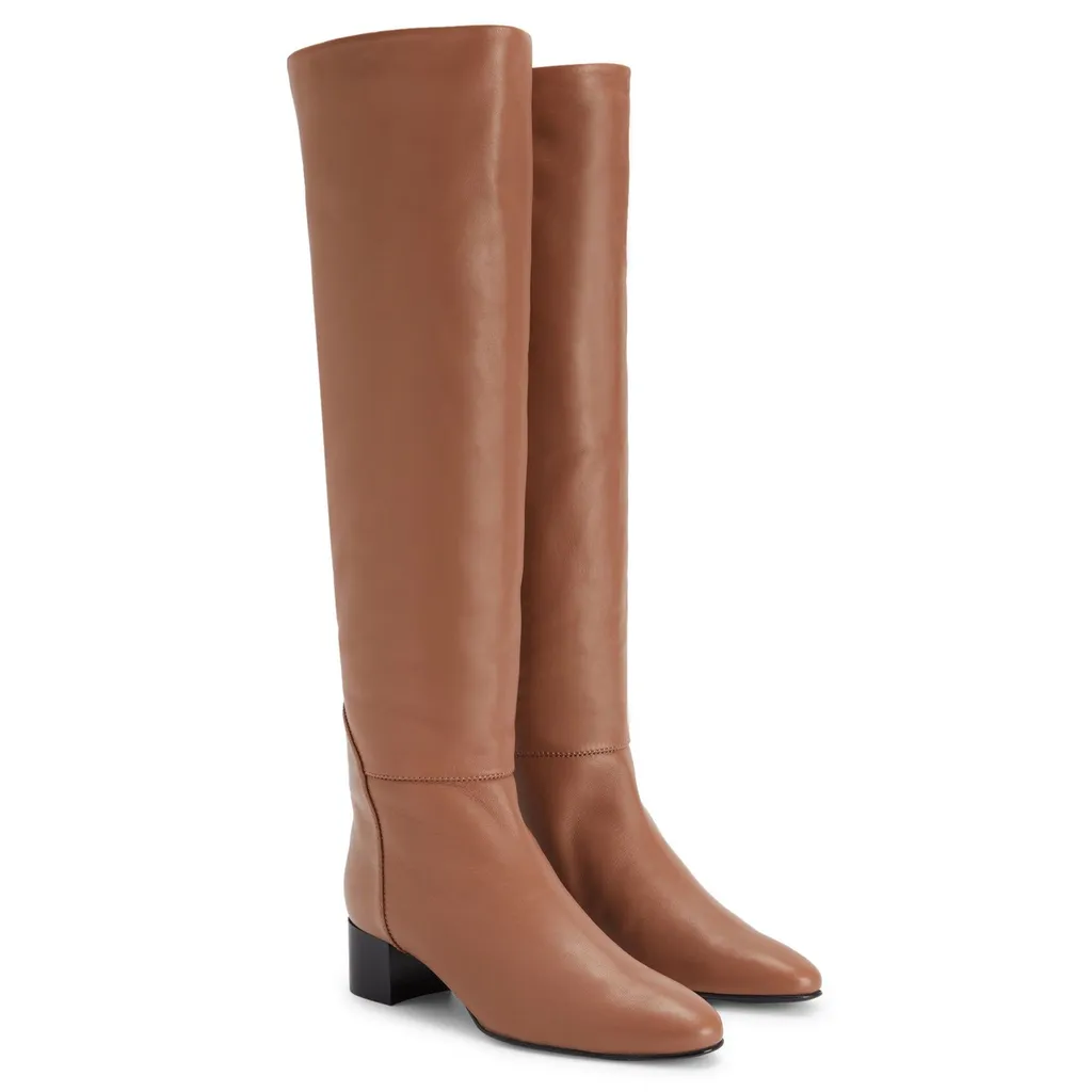 Knee-High Leather Boots