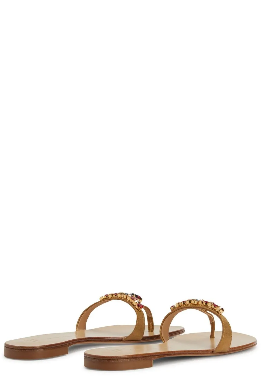 Flat Sandals With Embellishment