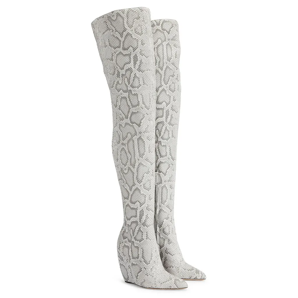 Over-The-Knee Wedge Boots