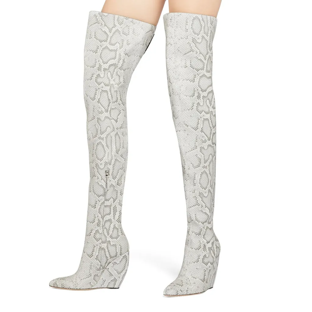Over-The-Knee Wedge Boots