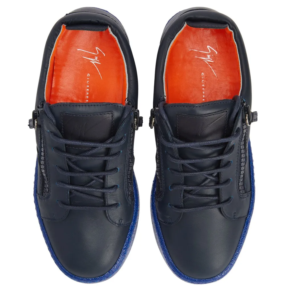 Low-Top Sneakers With Side Zip