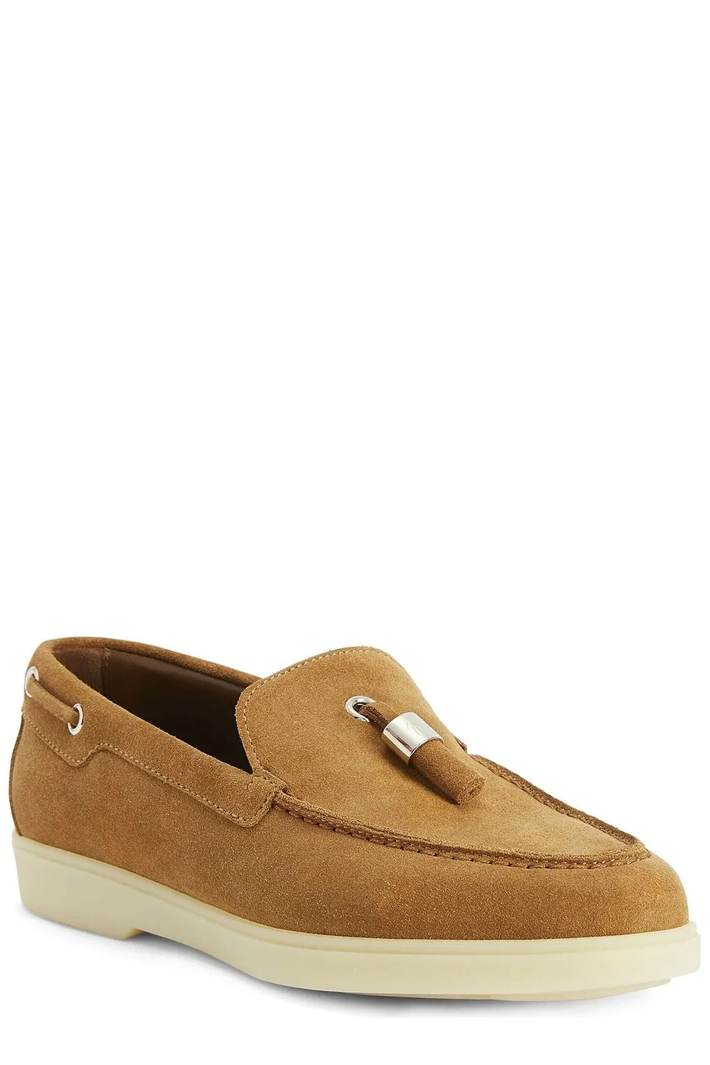 Suede Tassel Loafers