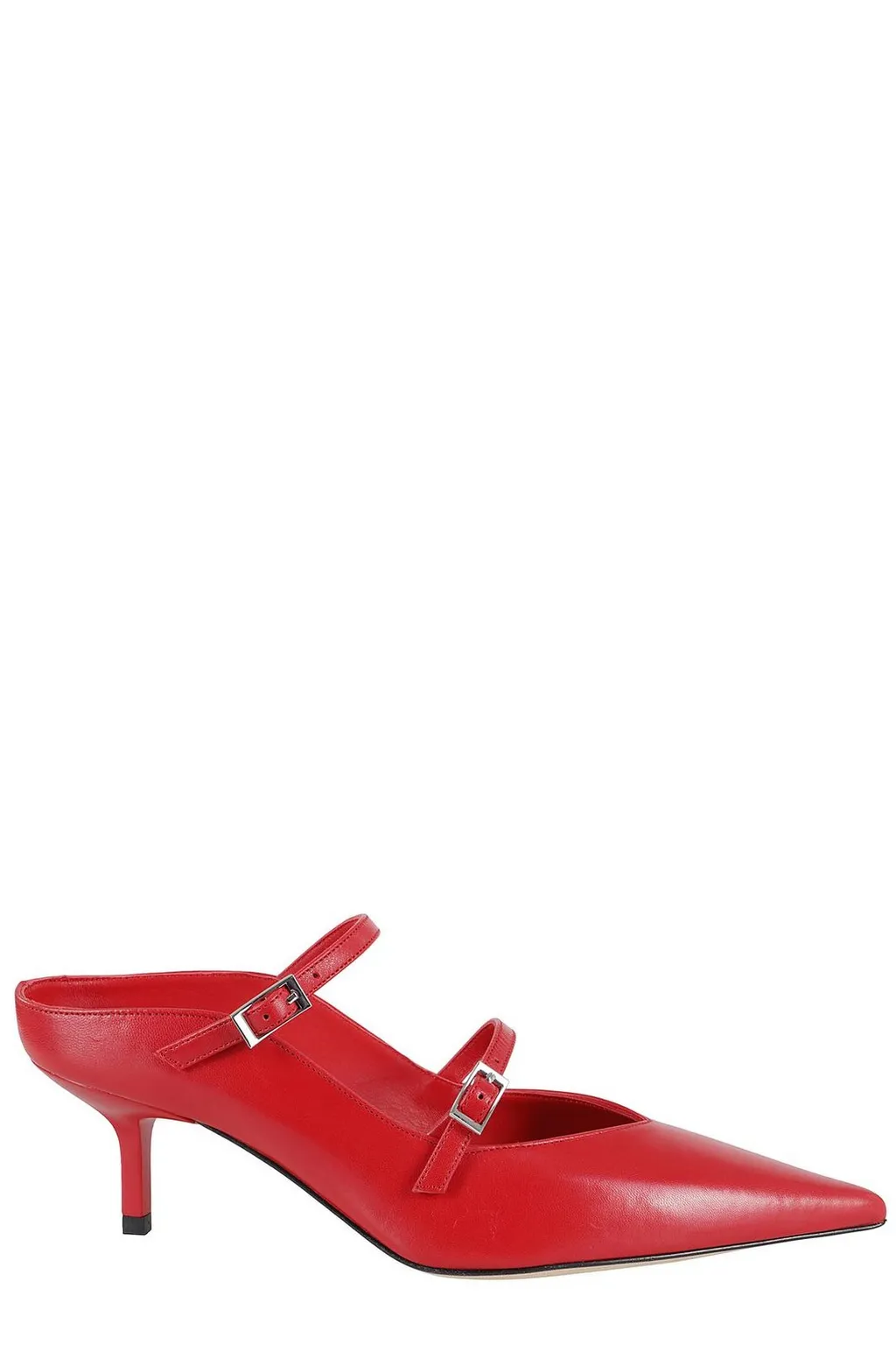 Mules With Buckle Straps