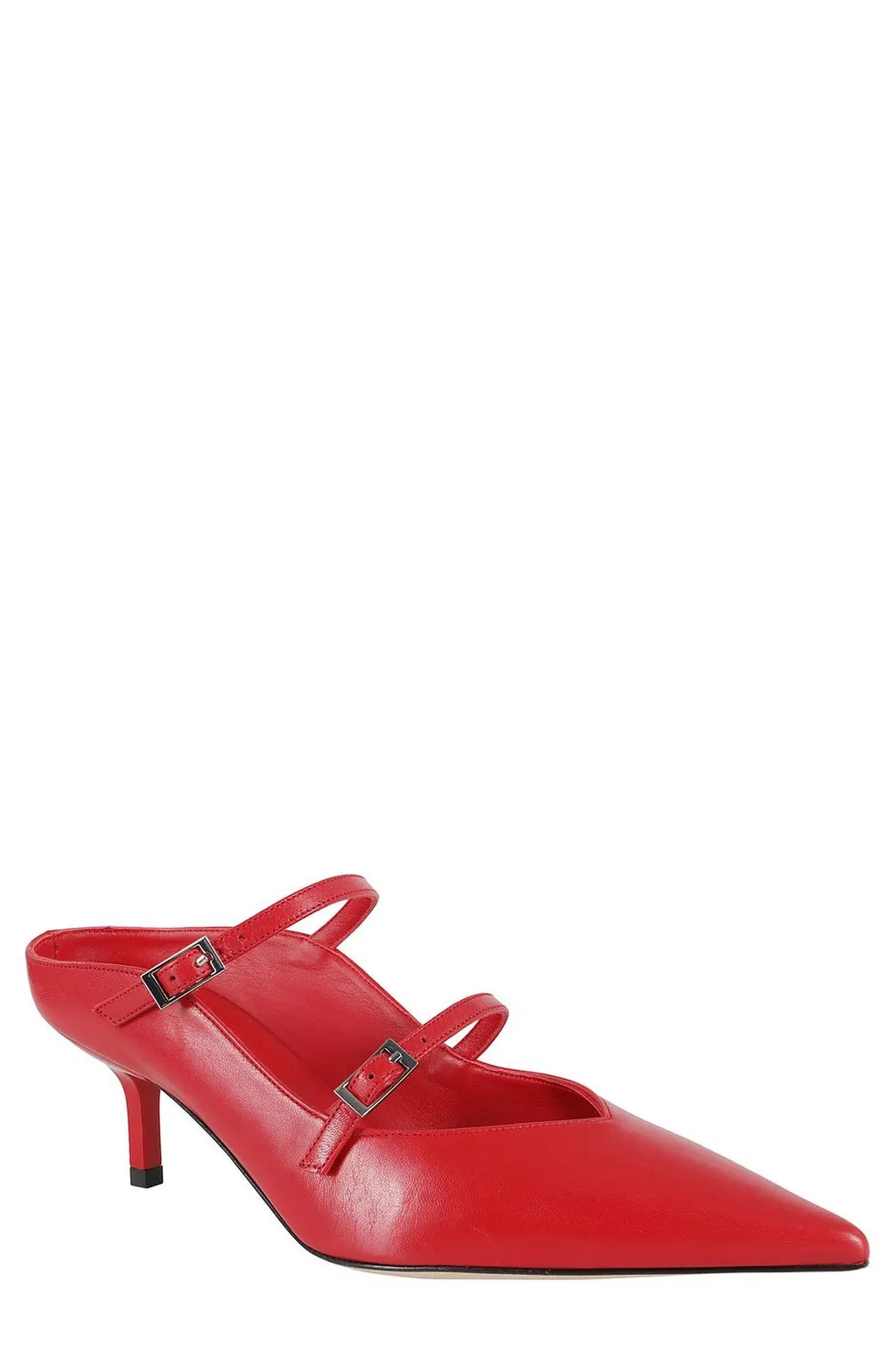 Mules With Buckle Straps