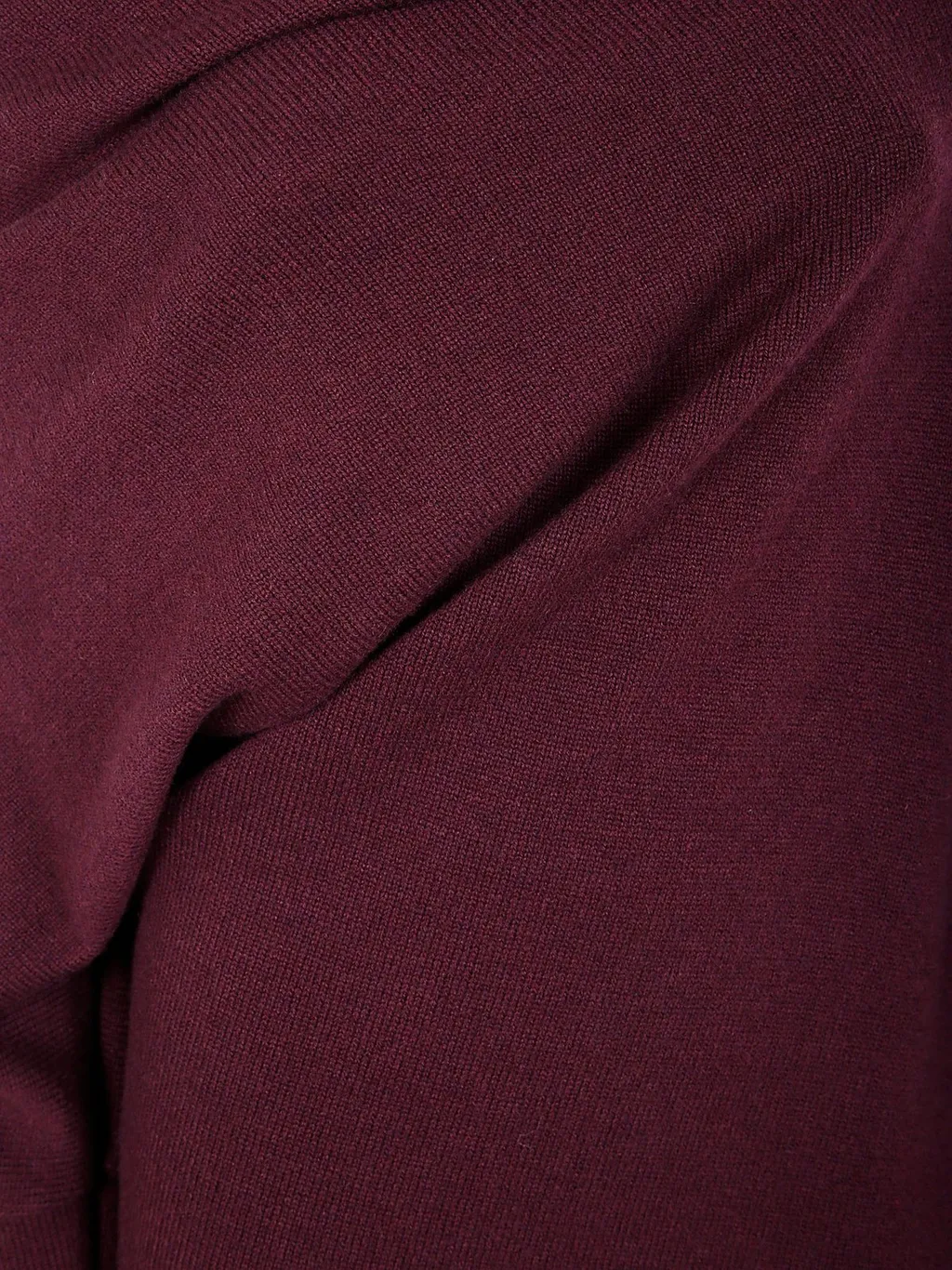 Draped Off-Shoulder Dress
