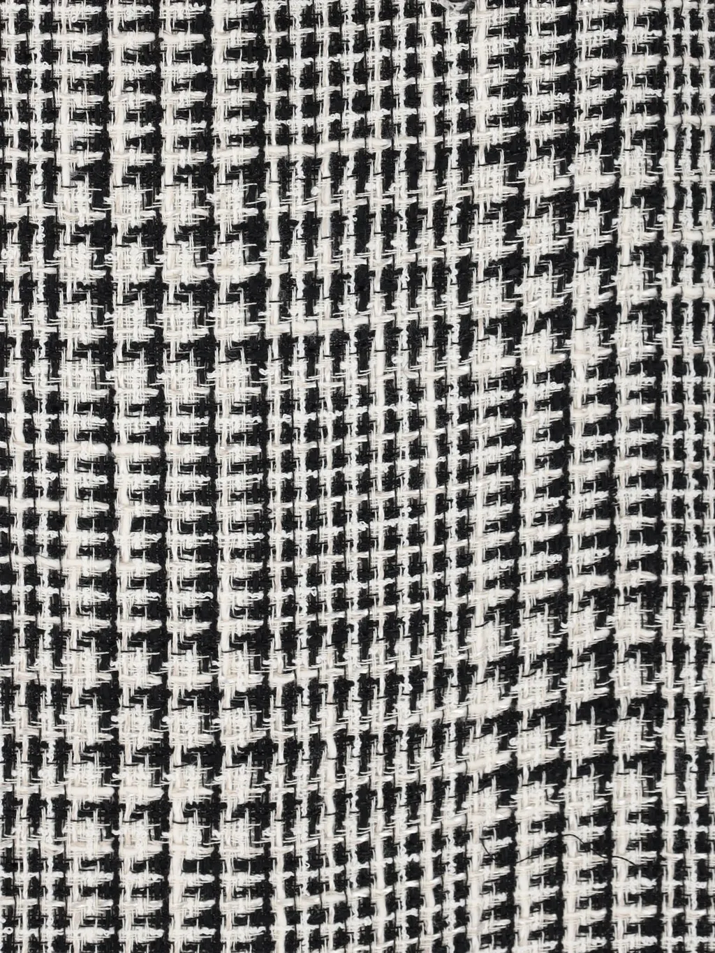 Houndstooth Print Long Sleeve Top