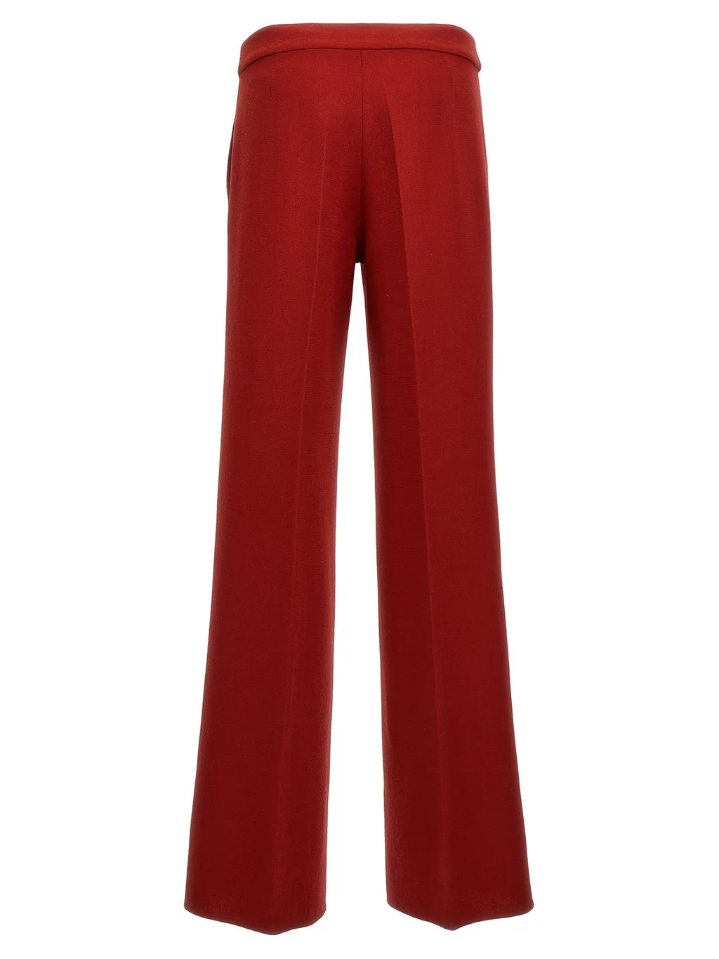 Wide-Leg Wool Trousers