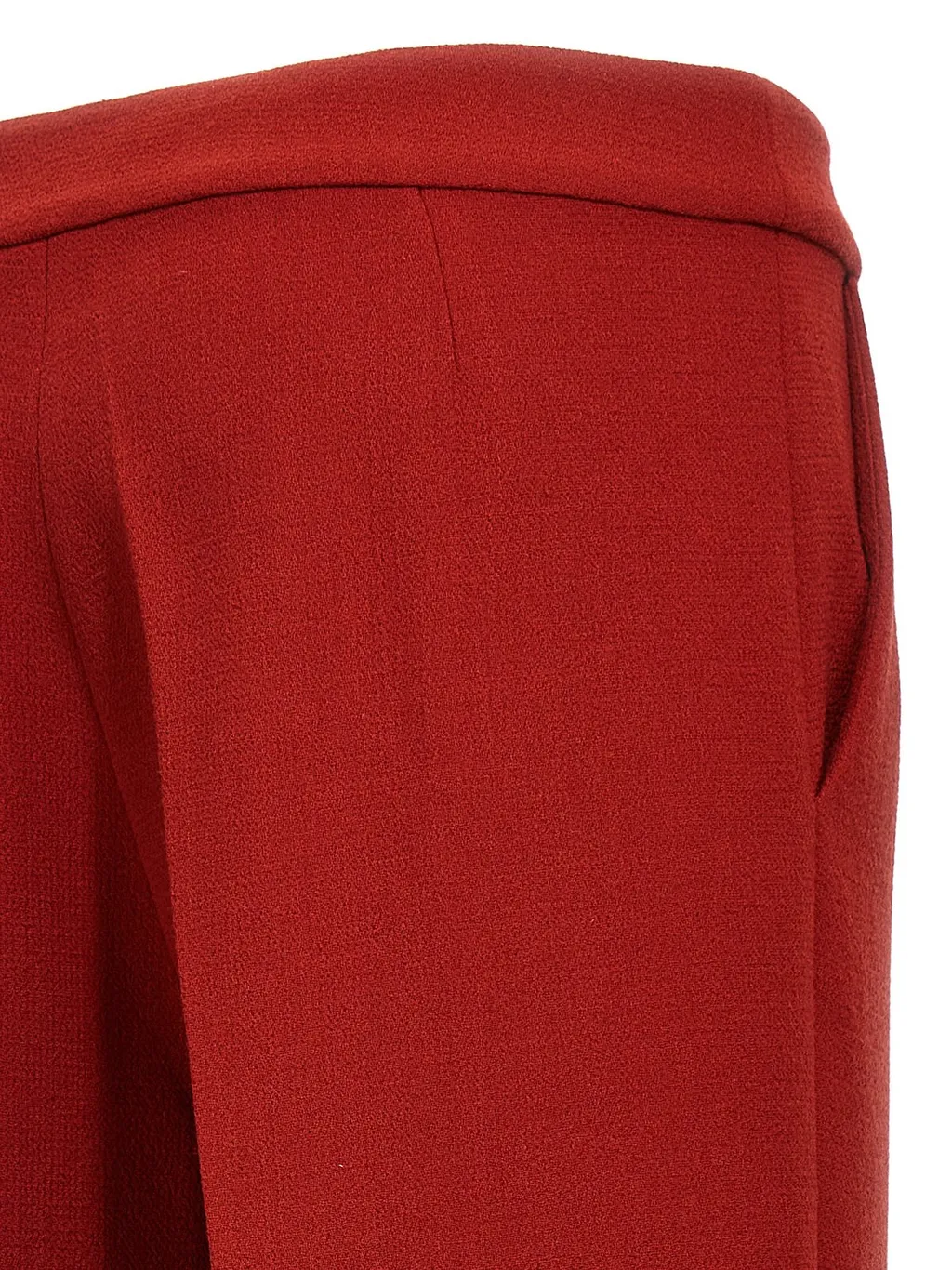 Wide-Leg Wool Trousers