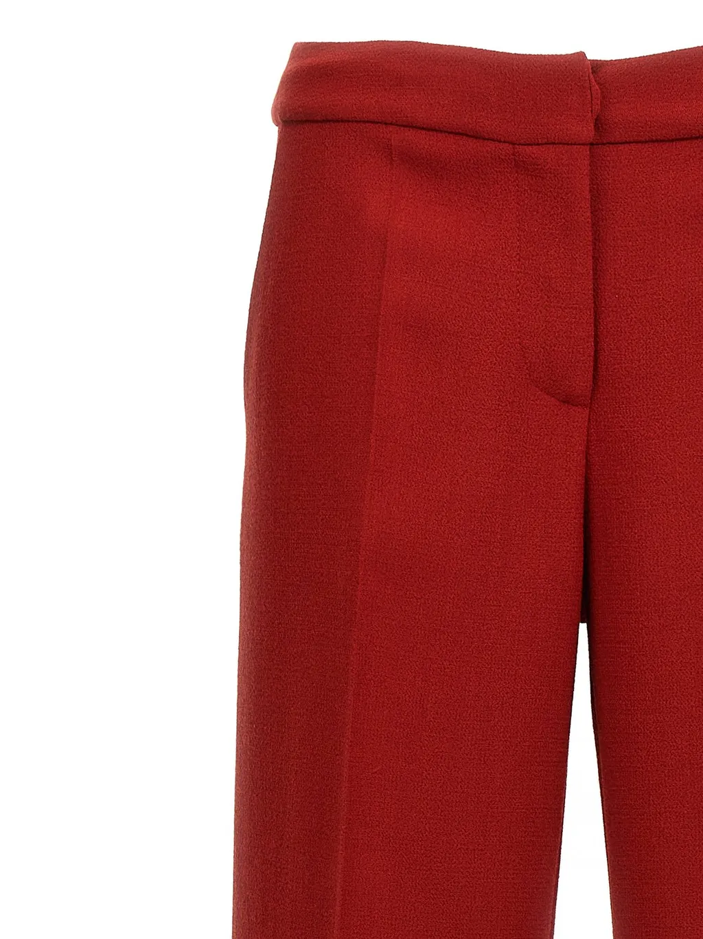 Wide-Leg Wool Trousers