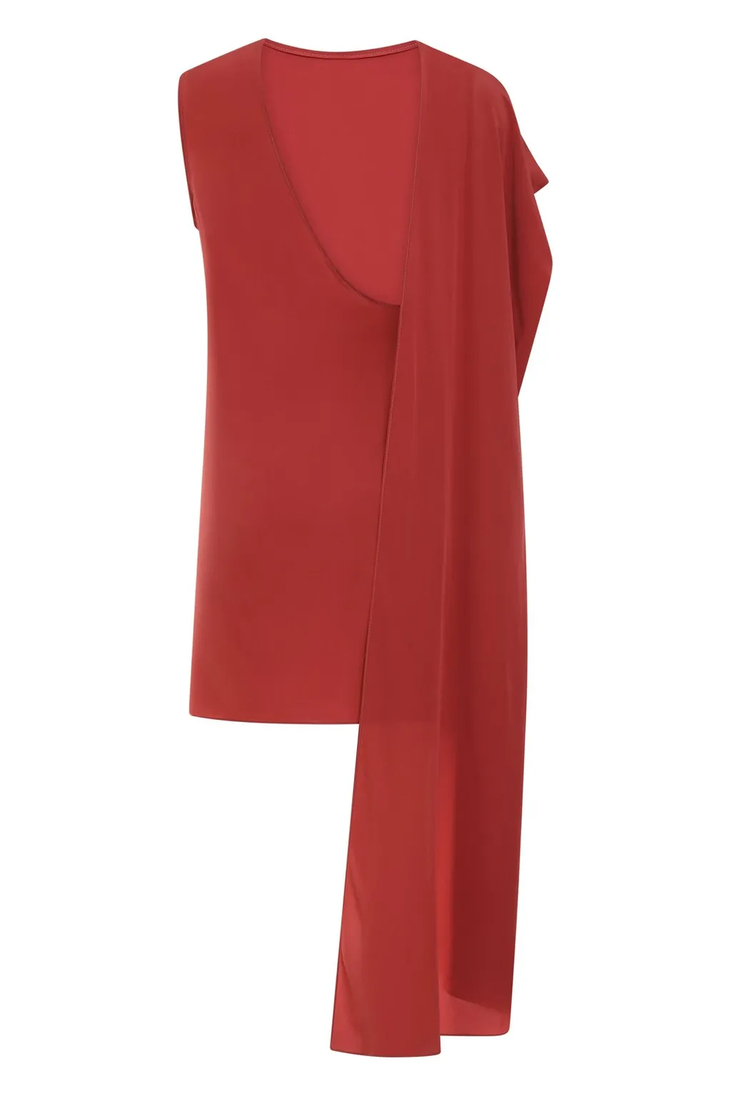 Asymmetrical Draped Dress