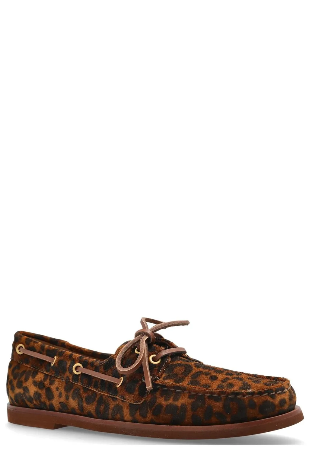 Leopard Print Boat Shoes
