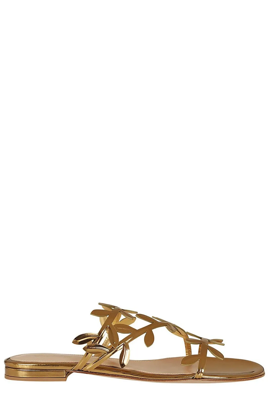 Flat Sandals With Flower Appliqu
Uevo