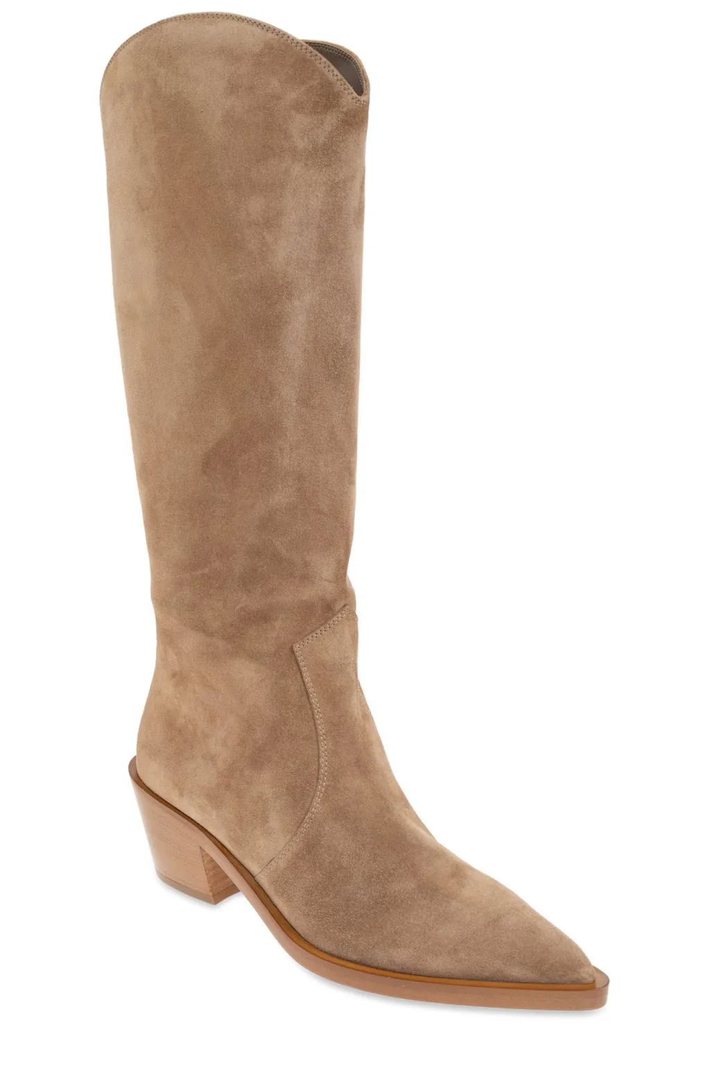 Knee-High Suede Boots