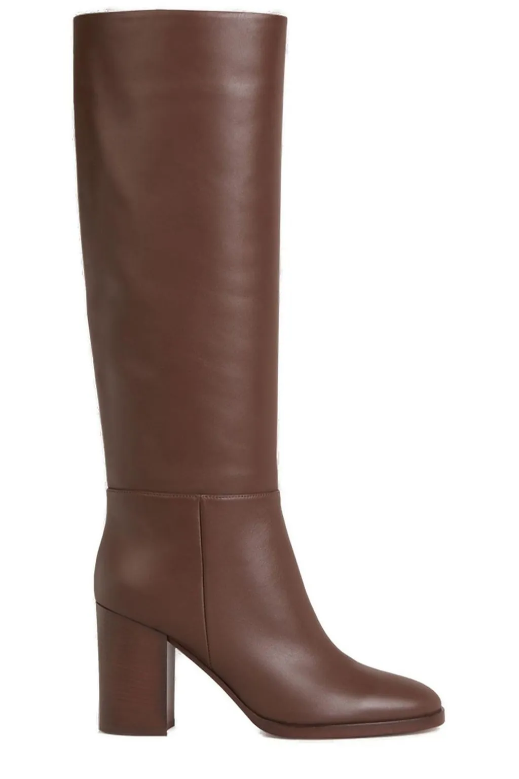 Knee-High Leather Boots