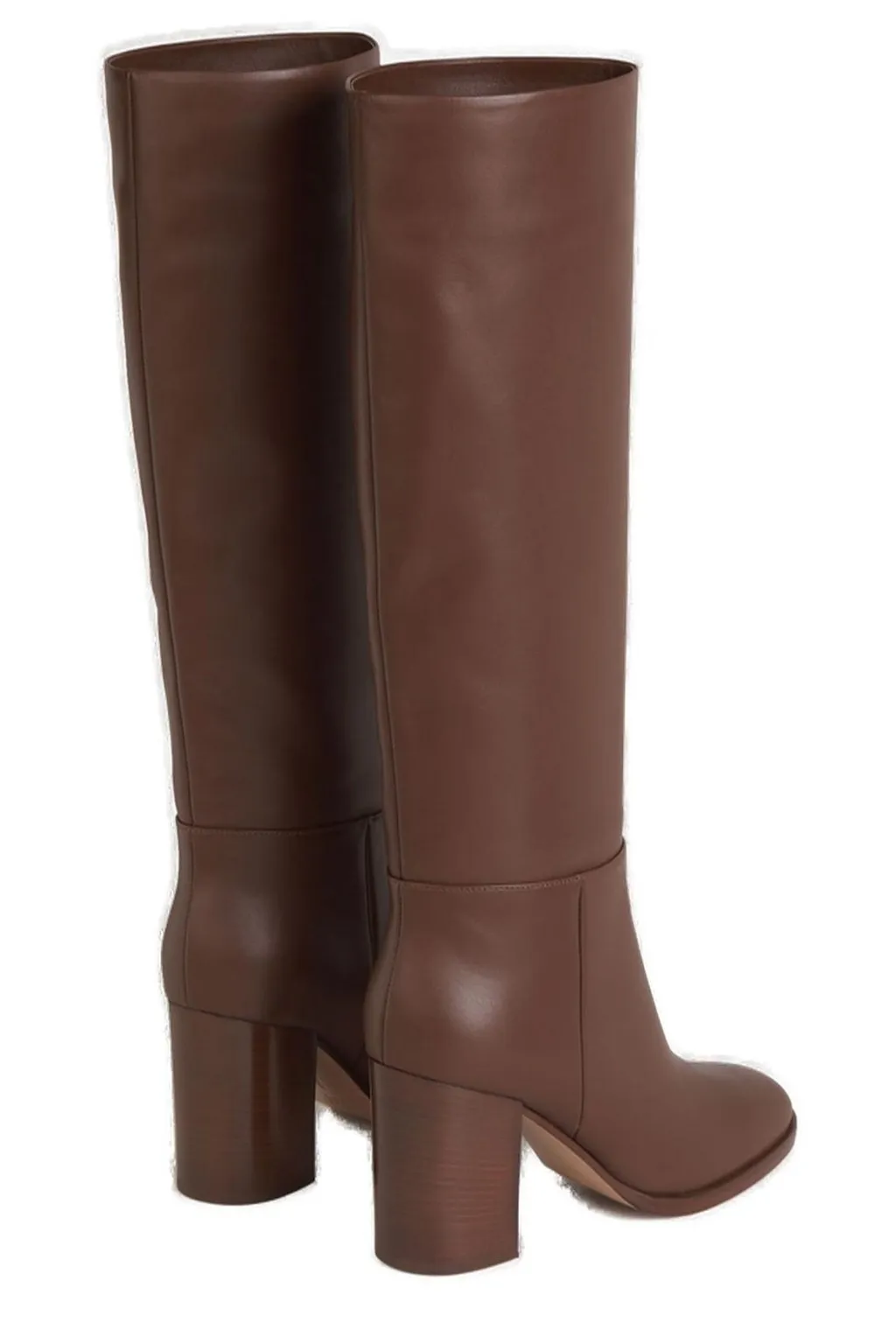 Knee-High Leather Boots