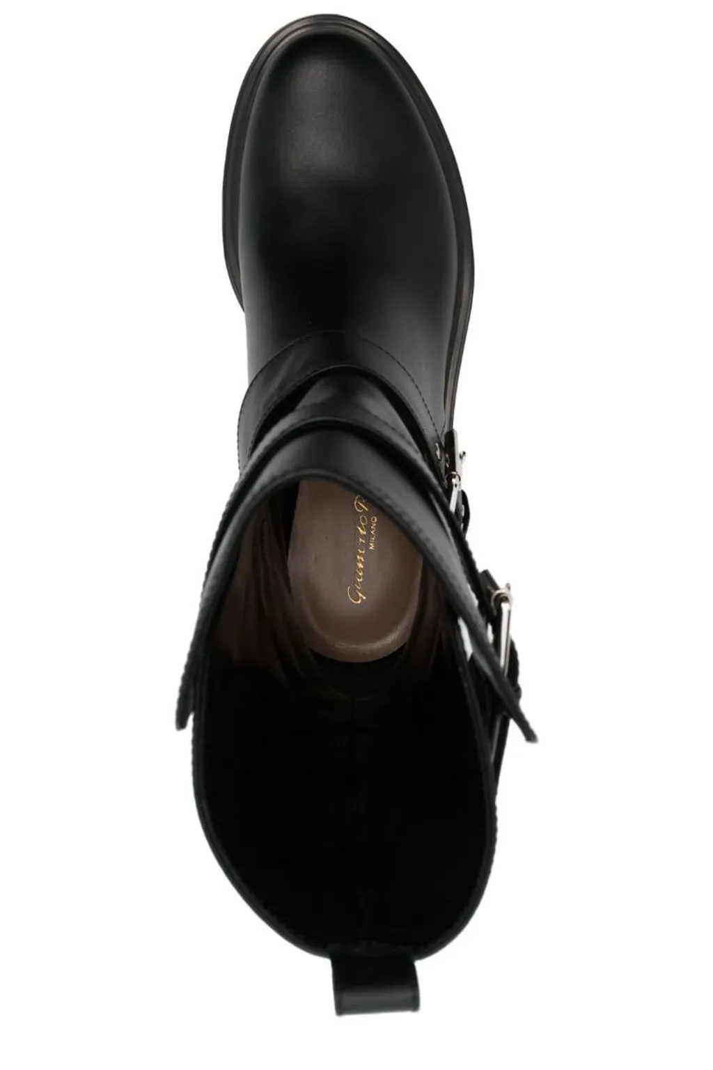 Buckled Leather Boots