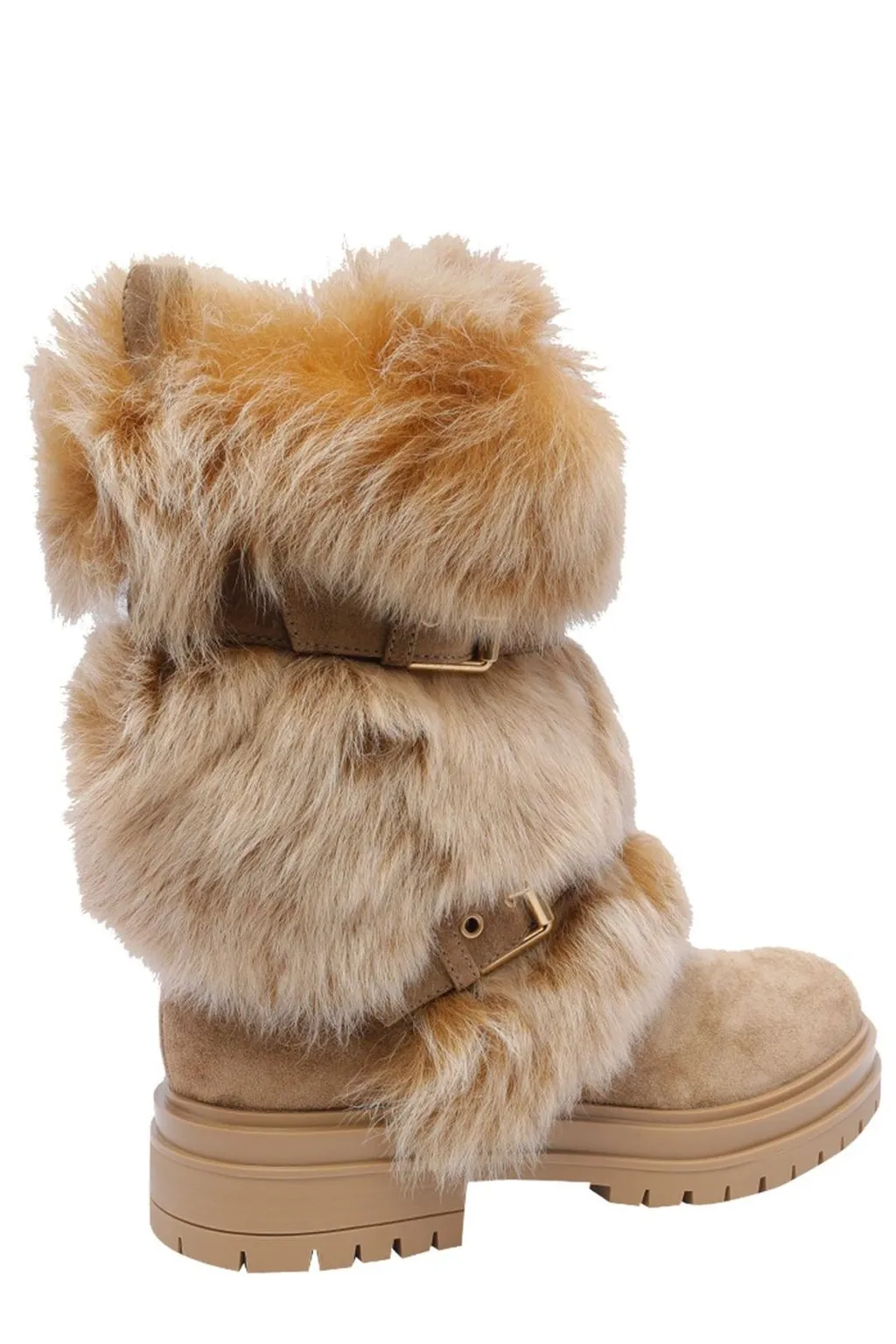 Boots With Fur Trim