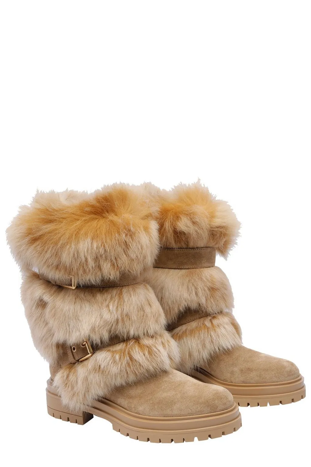 Boots With Fur Trim