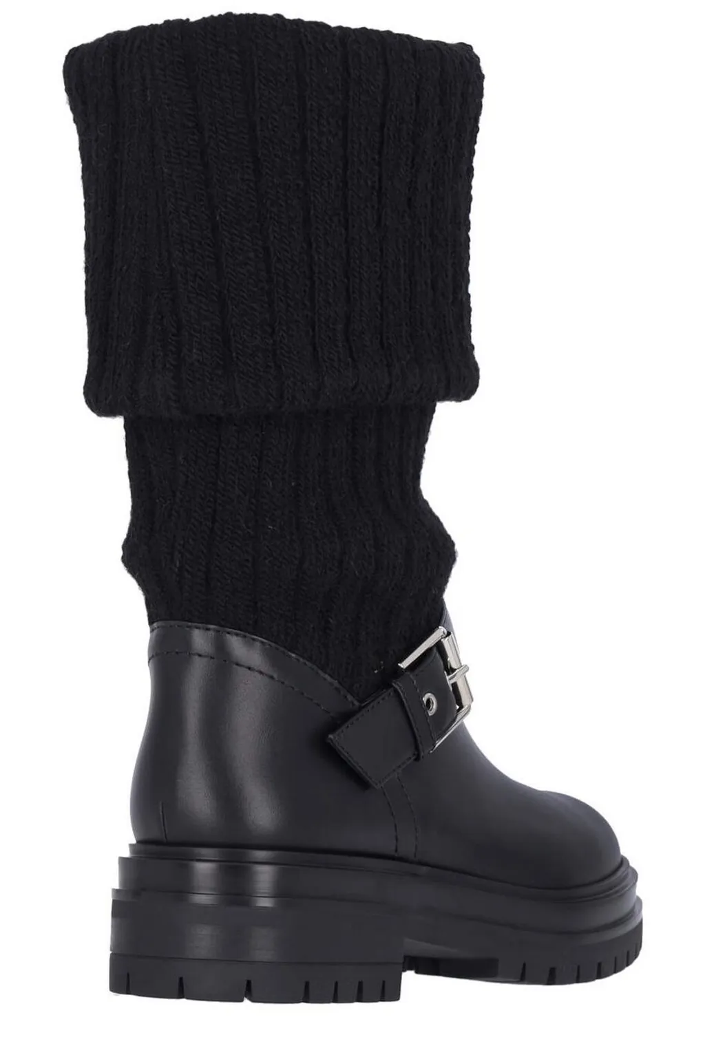 Boots With Knit Cuffs