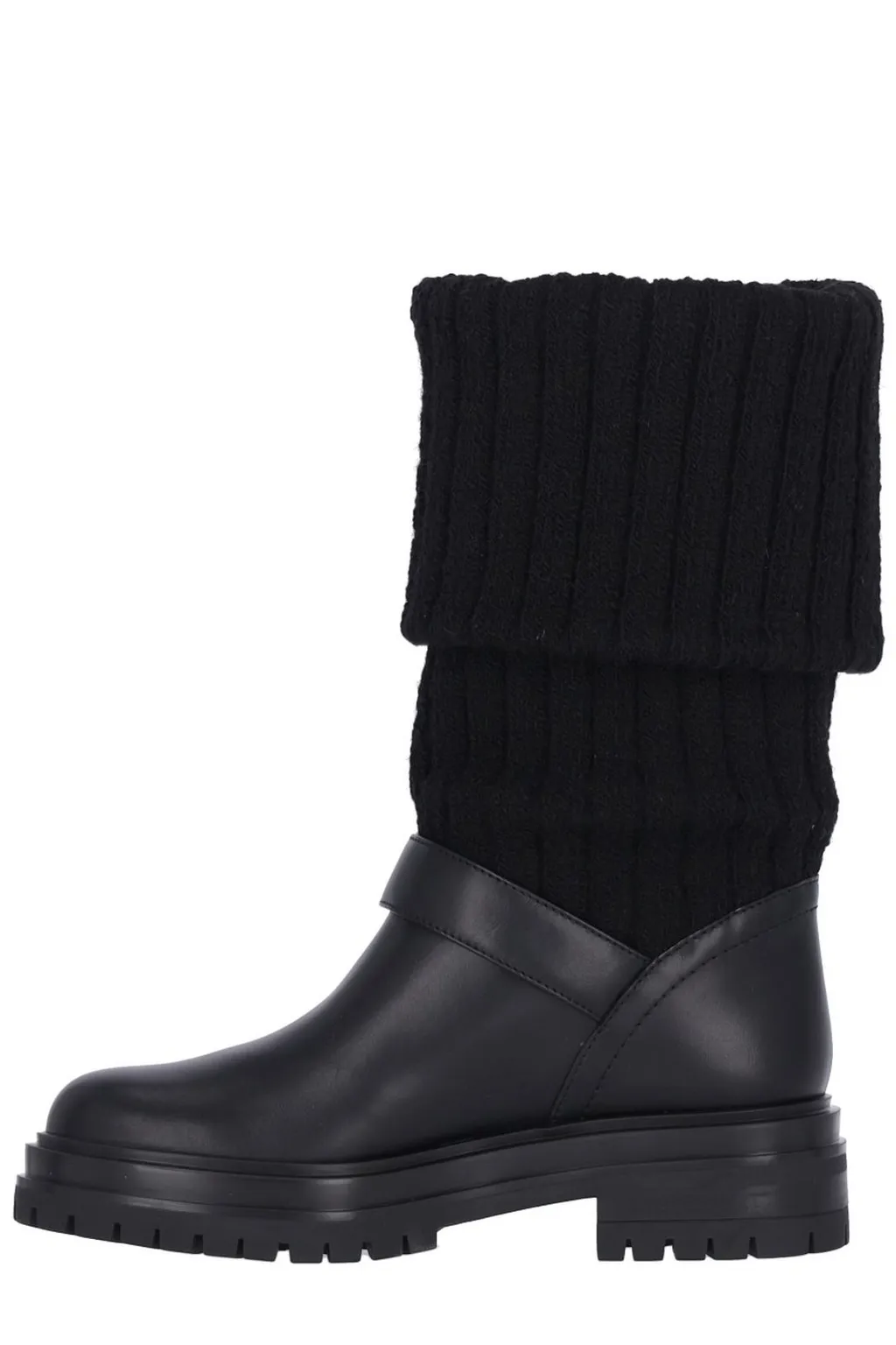 Boots With Knit Cuffs