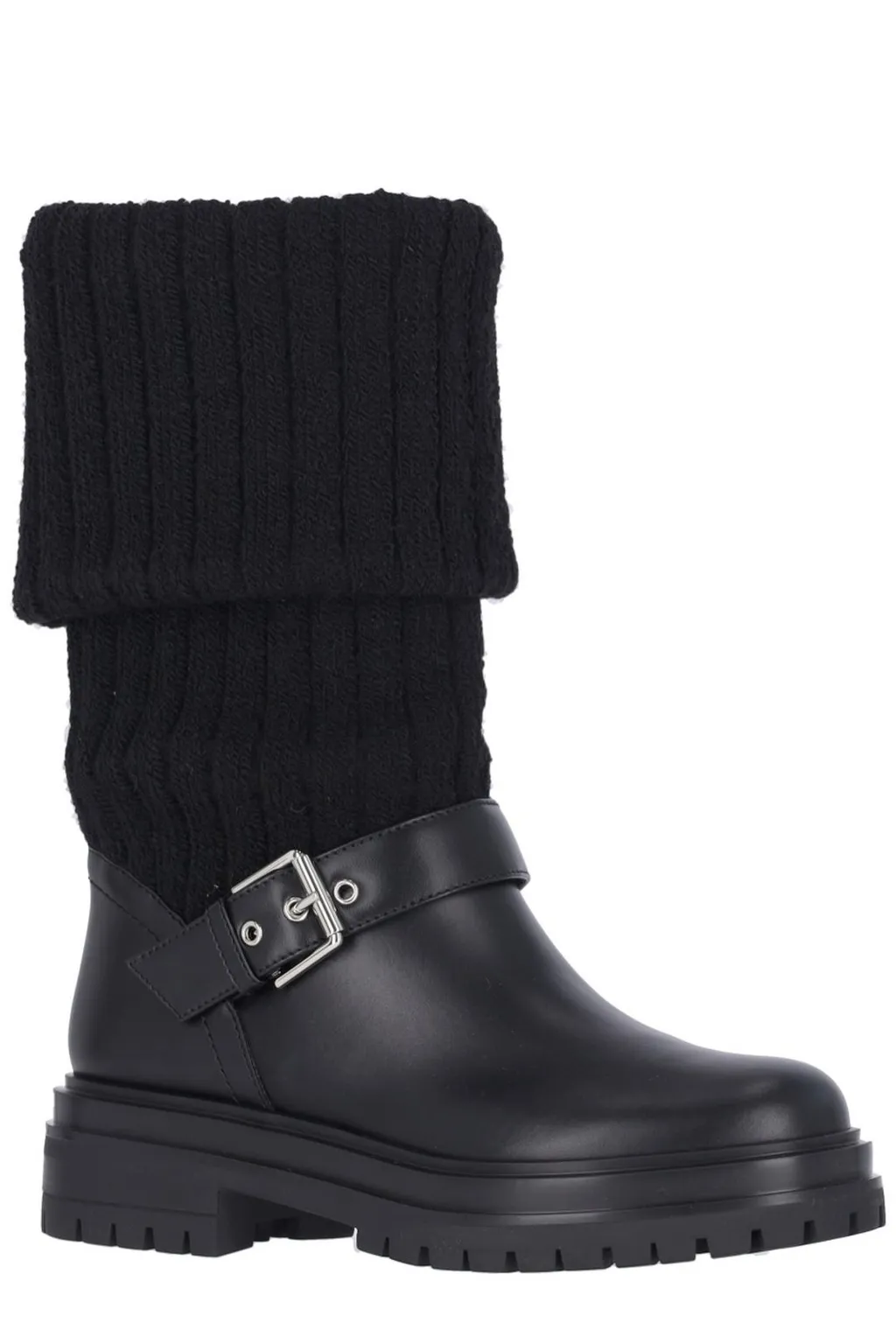 Boots With Knit Cuffs
