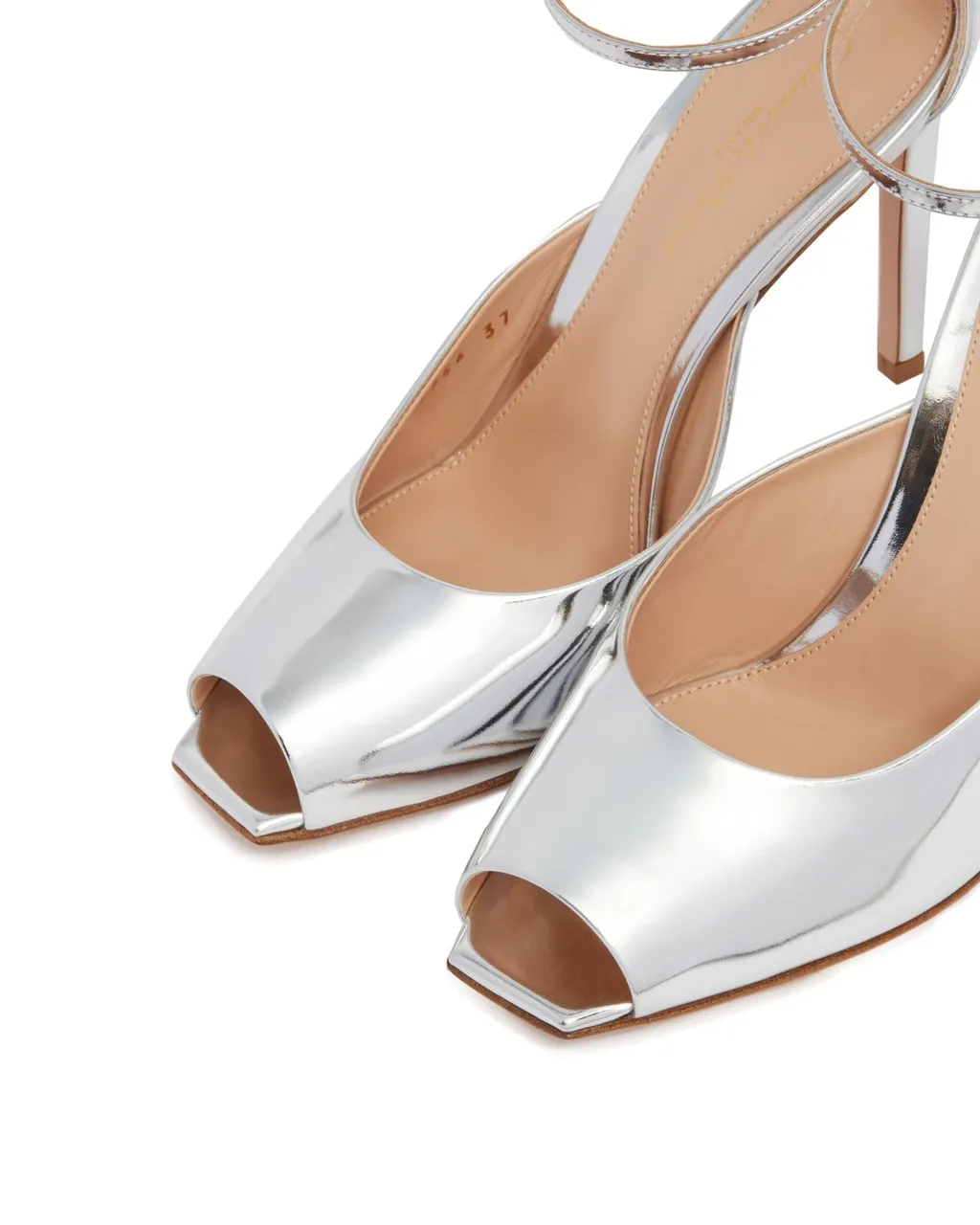 Peep-Toe Ankle Strap Heels