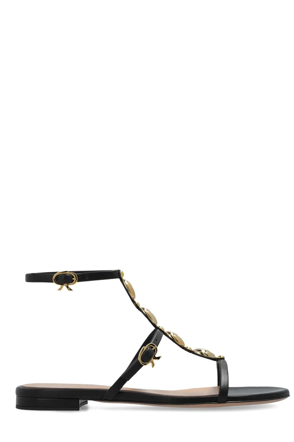 Gancini Flat Sandals