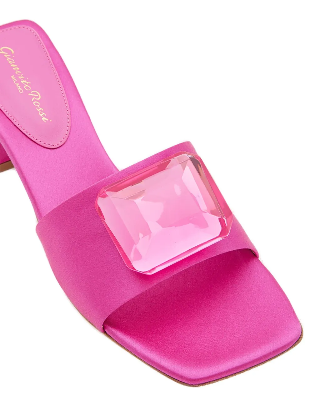 Mules With Jewel Embellishment