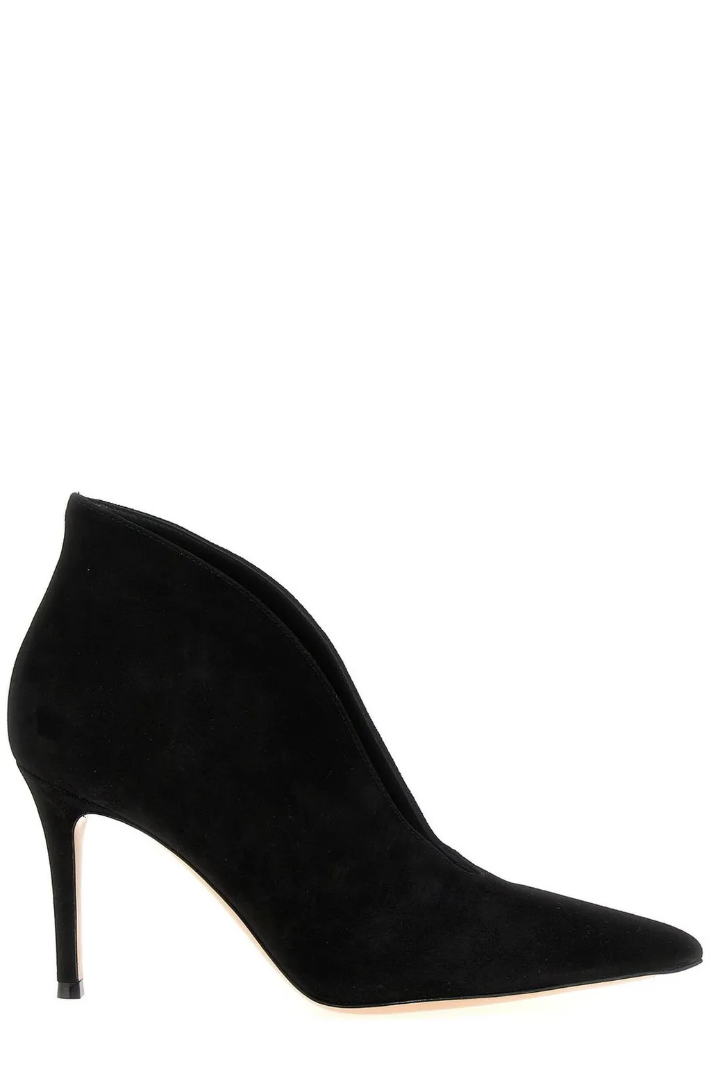 V-Neck Ankle Boots