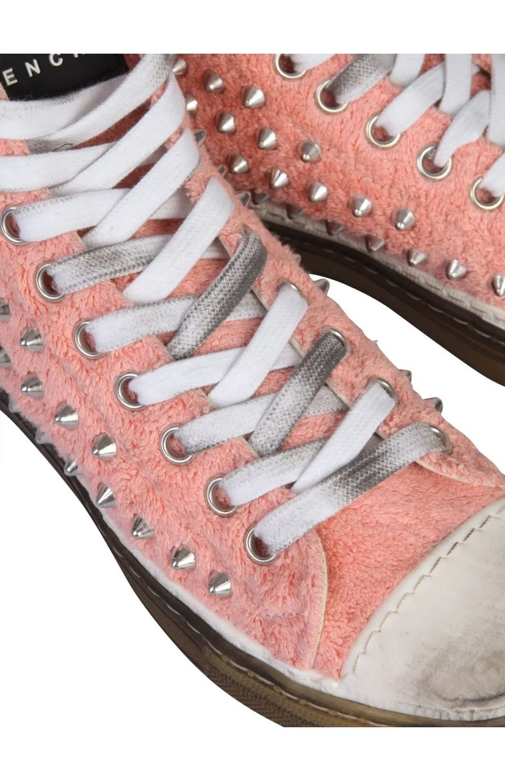 High-Top Sneakers With Studs