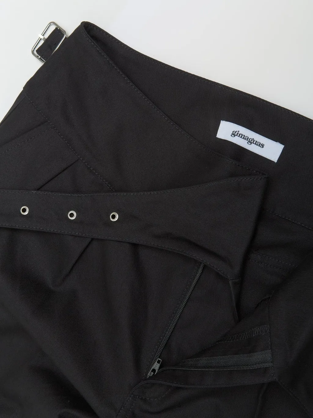 High-Waisted Wide-Leg Trousers