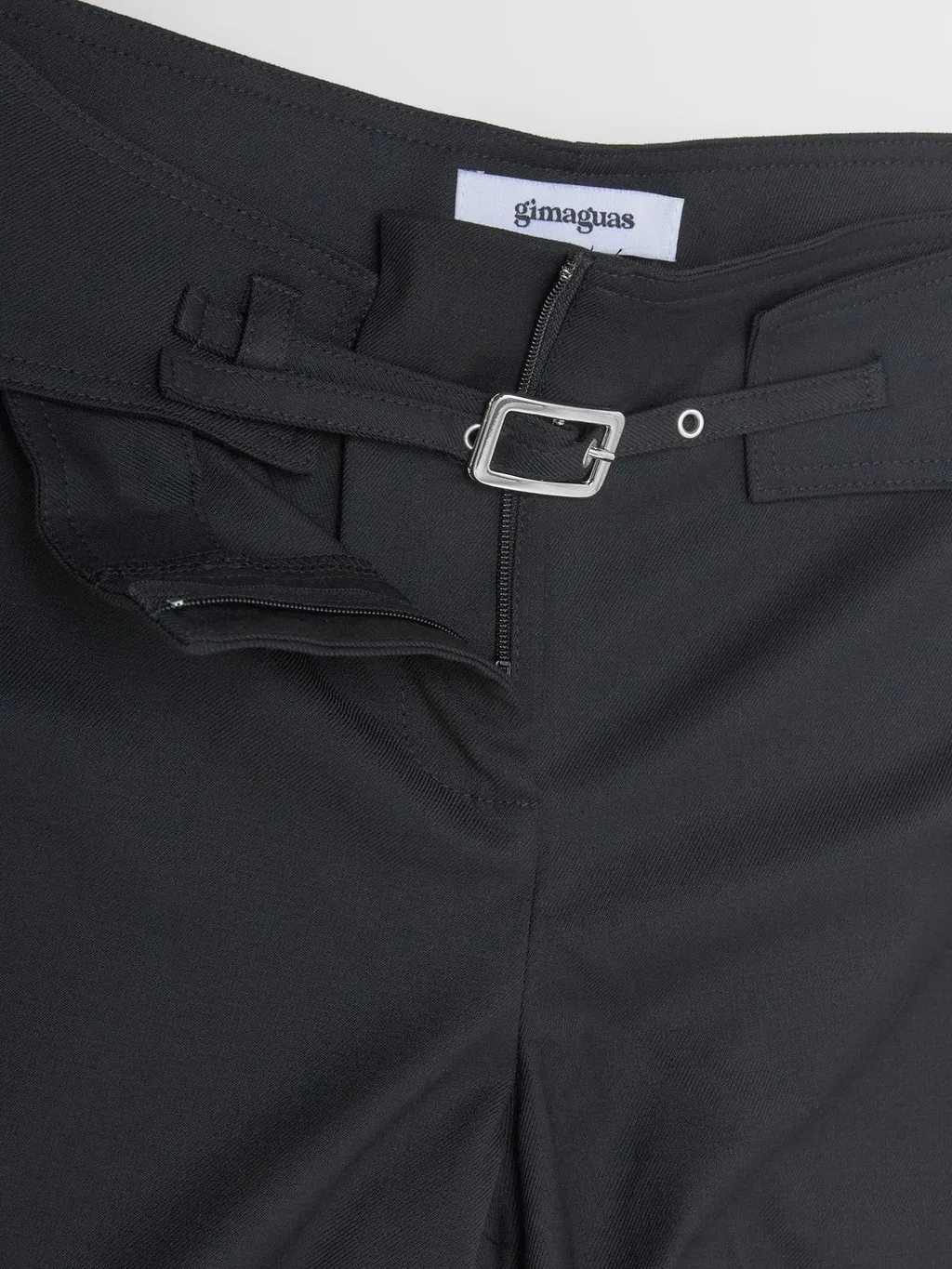 High-Waisted Wide-Leg Trousers