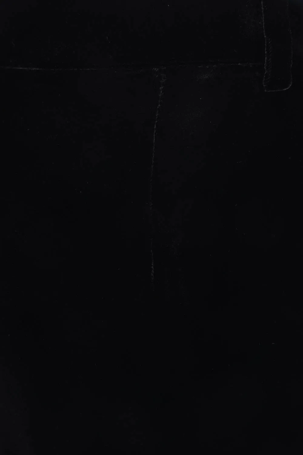 Wide-Leg Velvet Trousers
