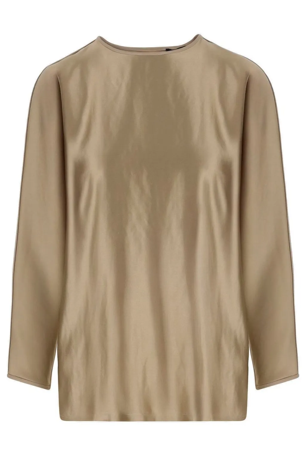 Long Sleeve Silk Top