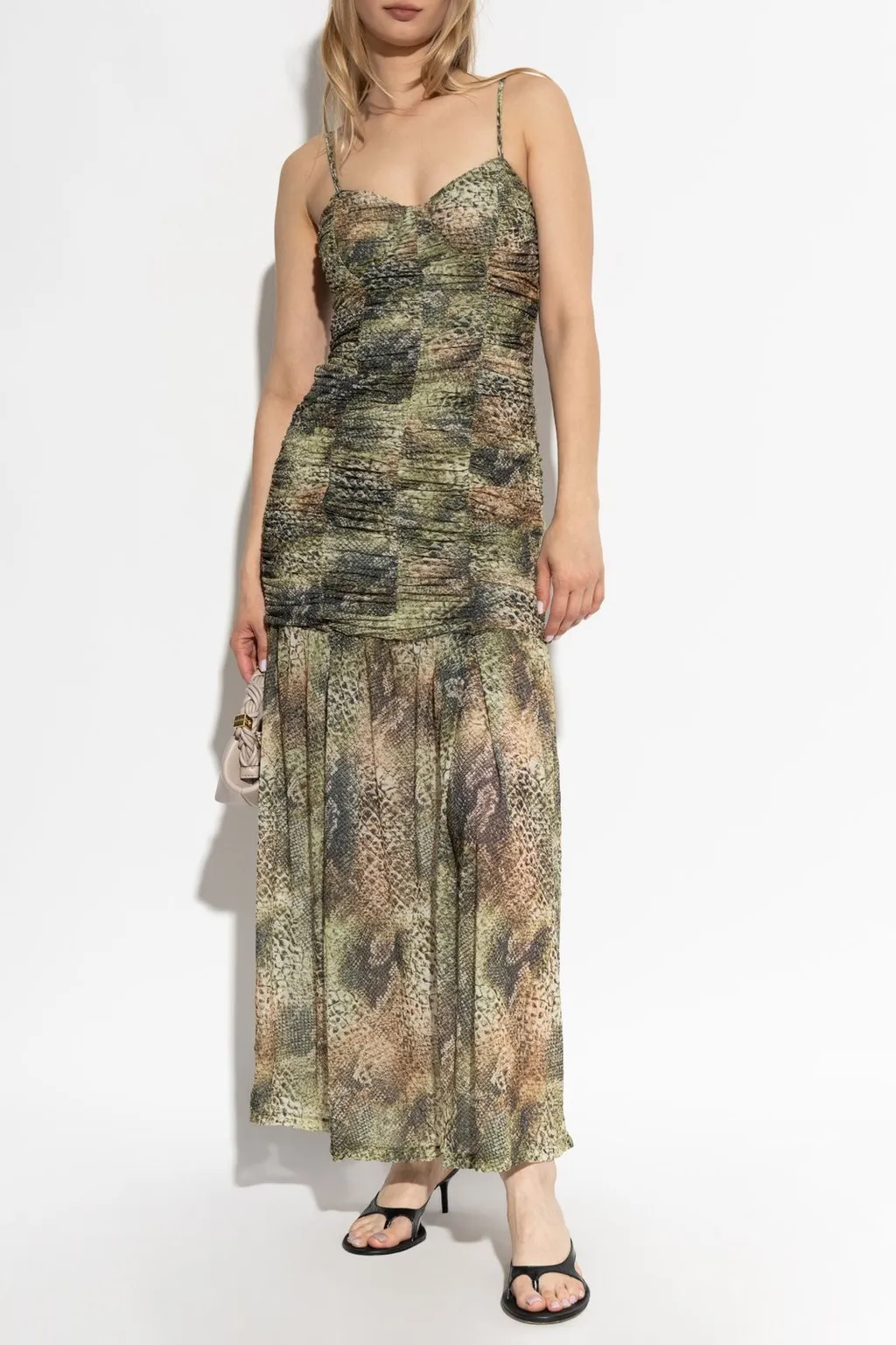 Ruched Camisole Maxi Dress