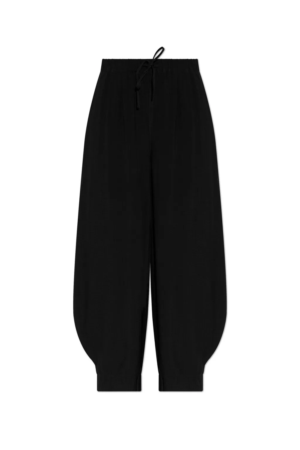 Wide-Leg Cropped Trousers