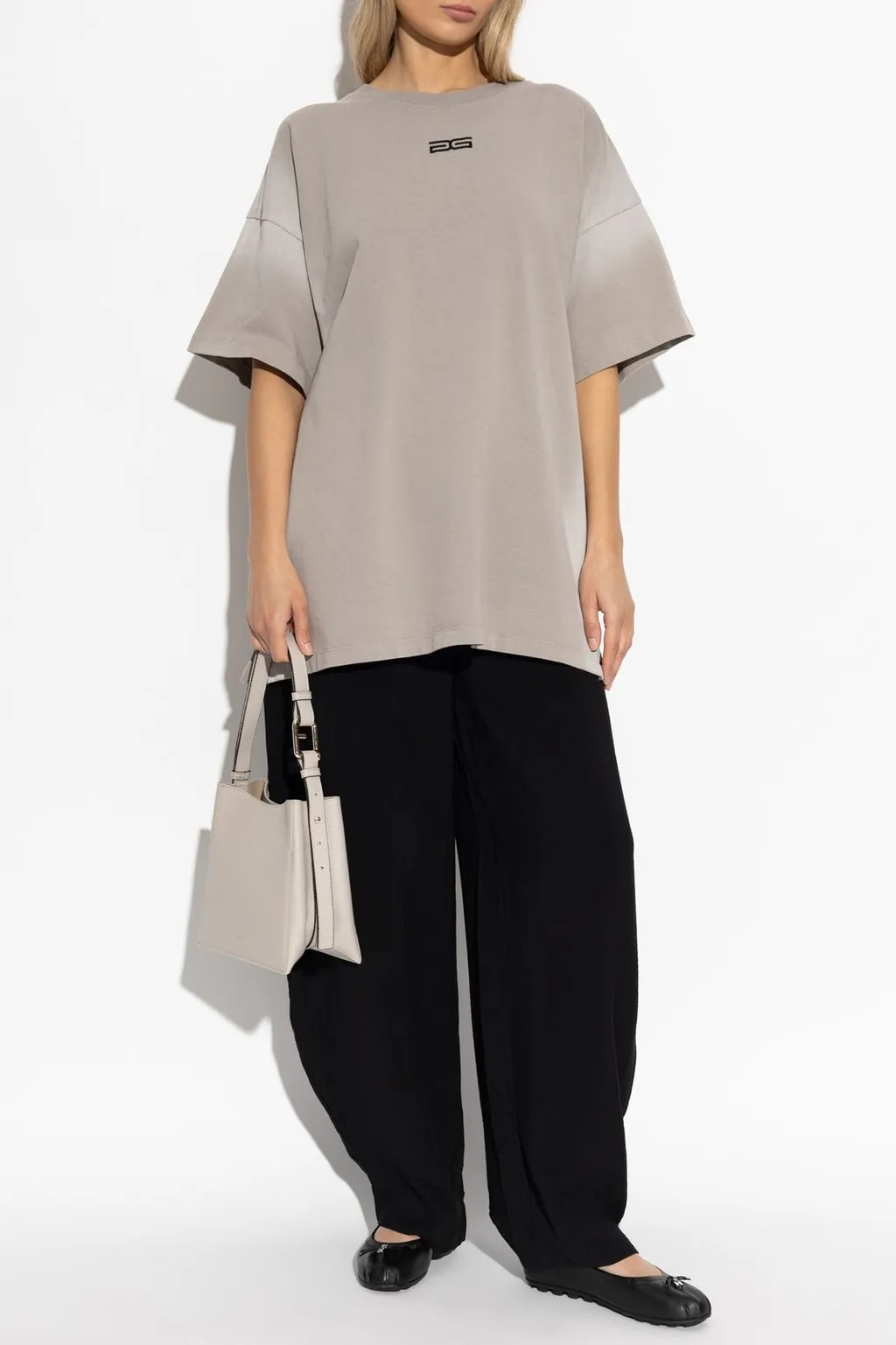 Wide-Leg Cropped Trousers