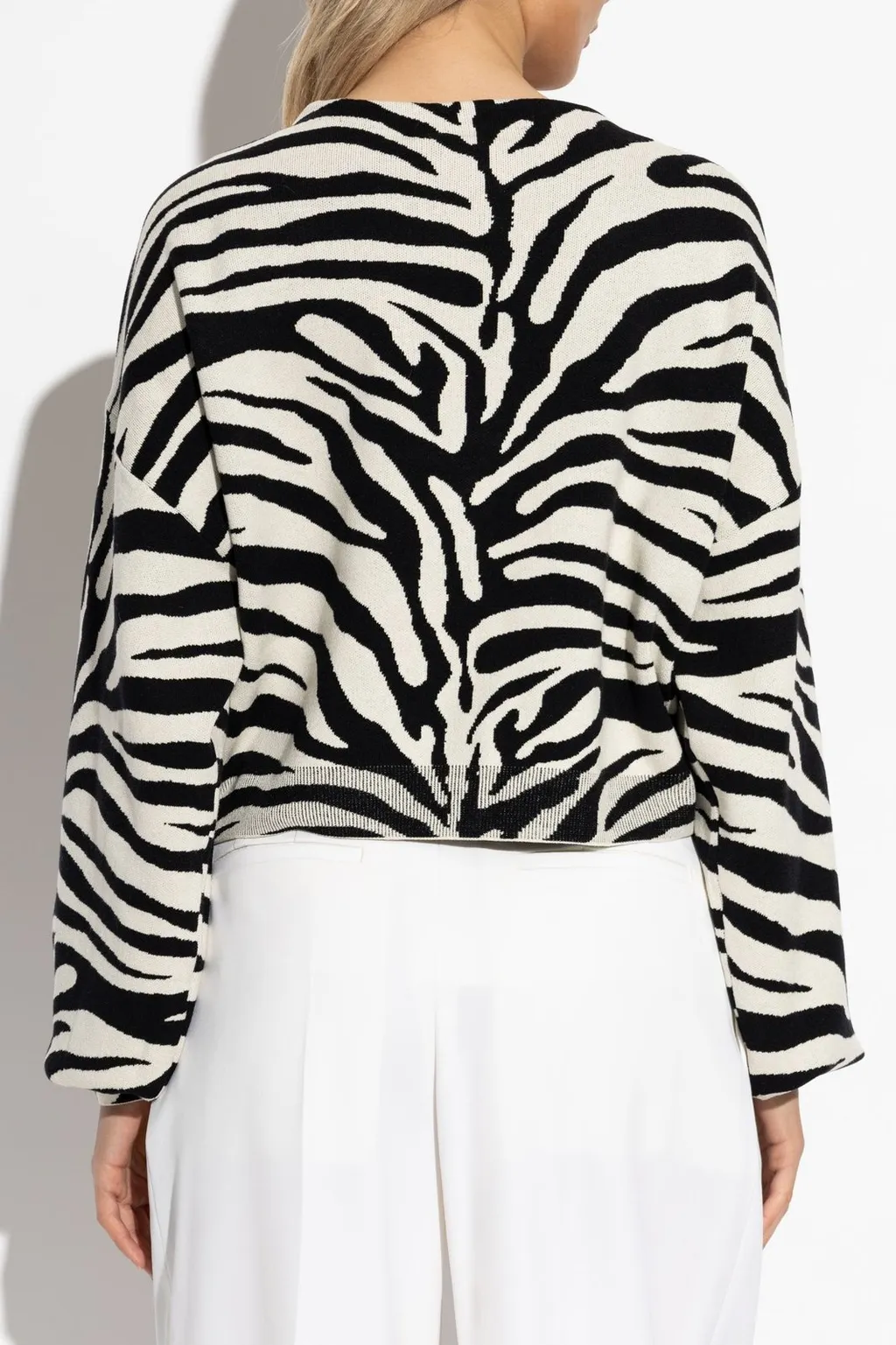 Zebra Print Cardigan