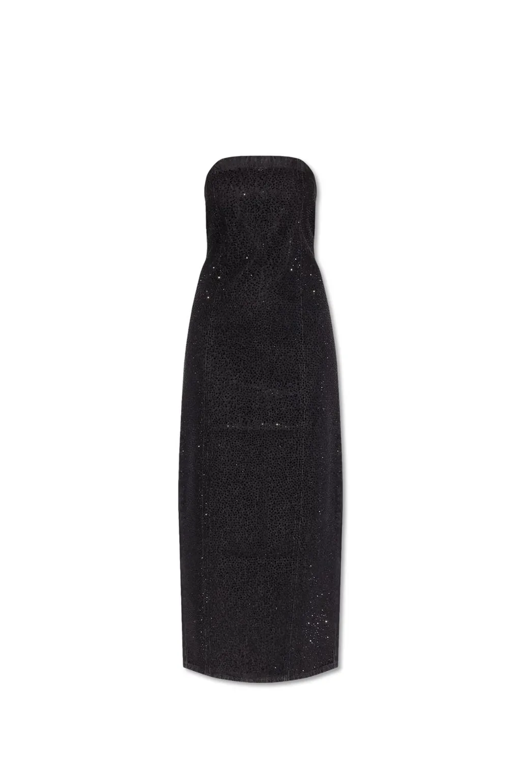 Strapless Sequin Maxi Dress