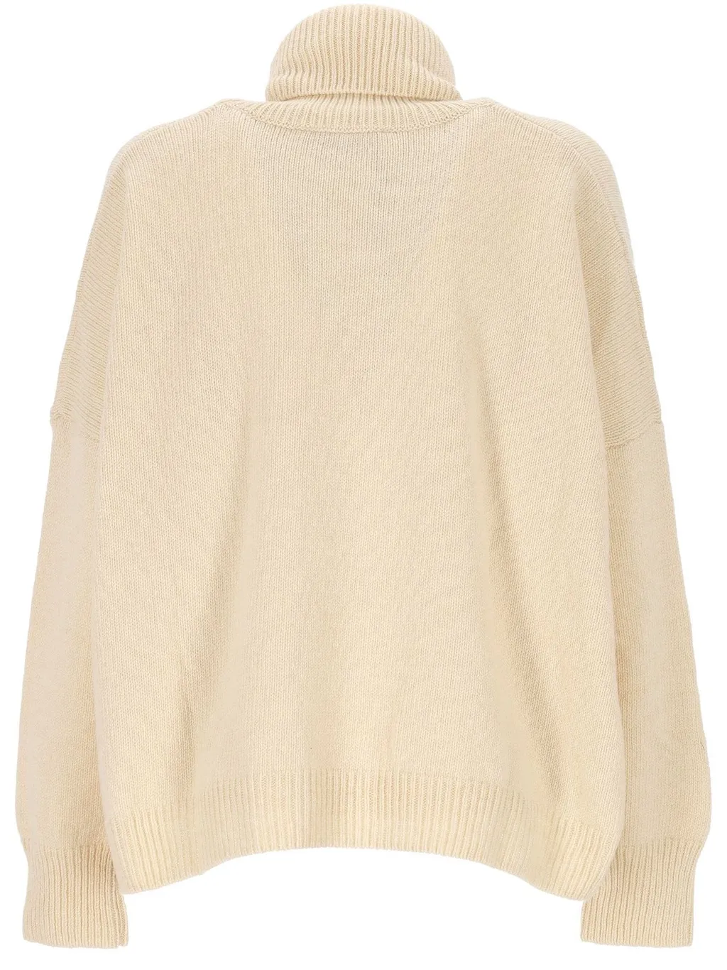 Turtleneck Sweater With Embroidered Heart