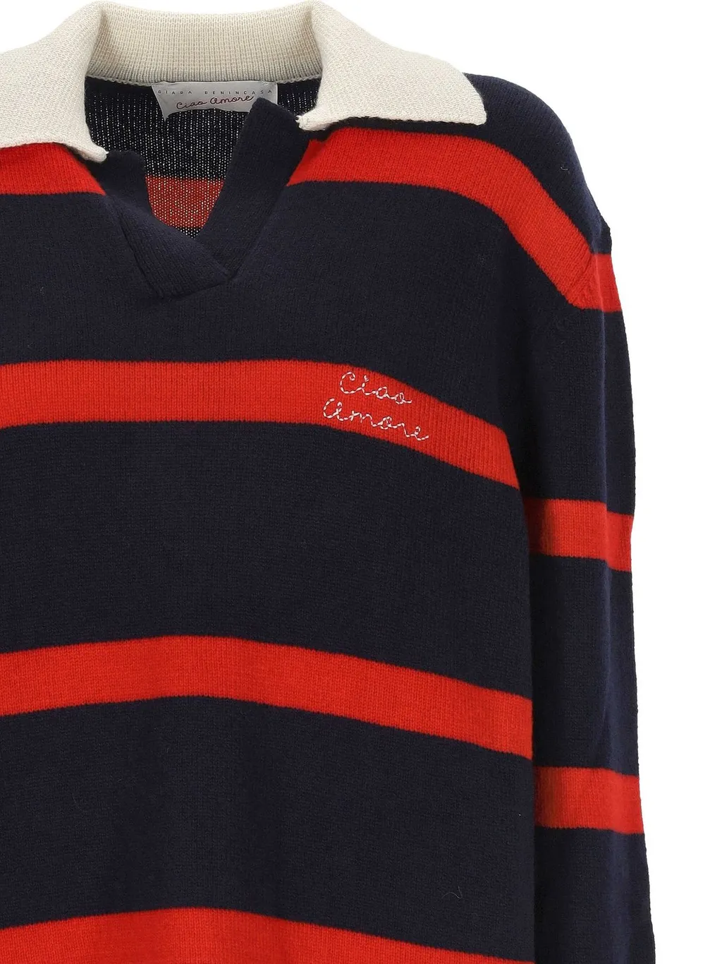 Striped Knit Polo