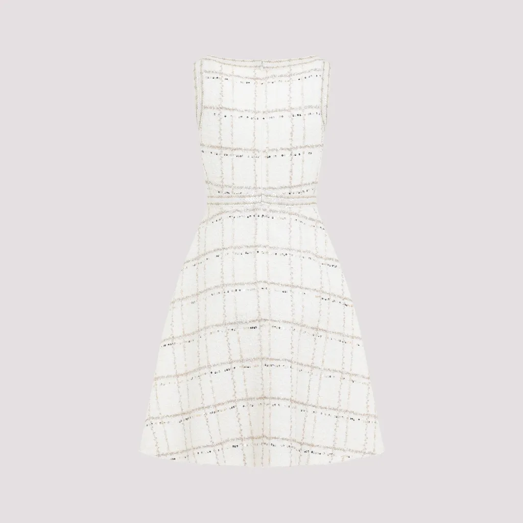 Tweed Check Dress