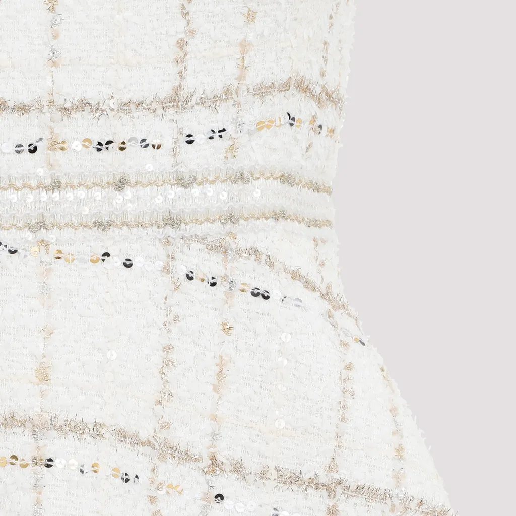 Tweed Check Dress