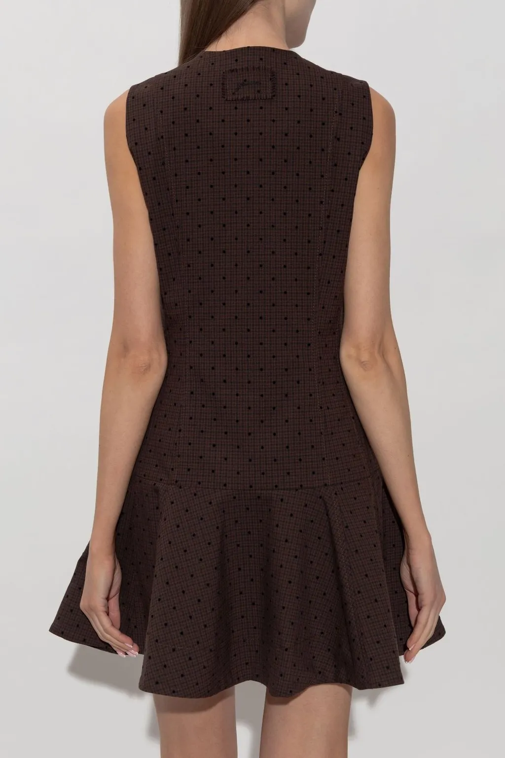 Polka Dot Vest Dress