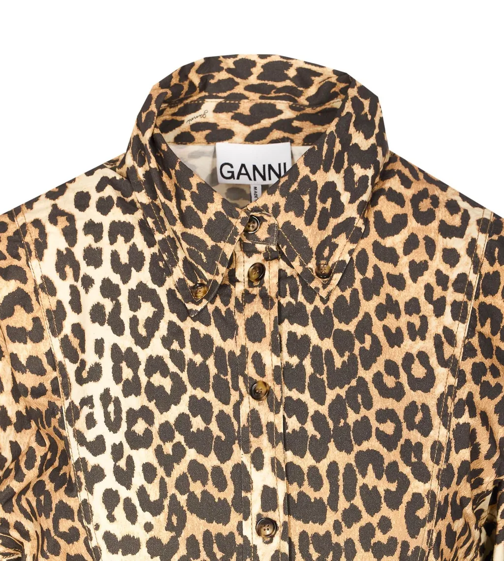 Leopard Print Mini Dress