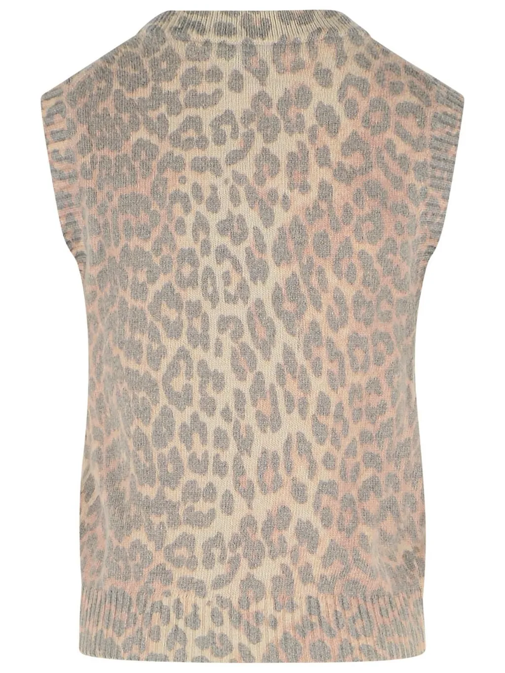 Leopard Print Sweater Vest